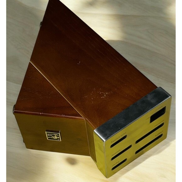 HENCKELS Dynamic Knife Block Set, 6 Pieces, Brown - Picture 4 of 9